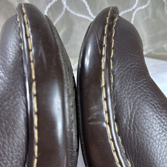 (Z2) Born brown leather mule clogs - Size 7 women - Picture 14 of 15